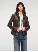 Imported Oil Wax Sheepskin Waist Leather Jacket from New Zealand"Phantom of the Floating Palace"