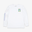 Moomintroll's Adventure Longsleeve Shirt With Cuffrib Unisex - White