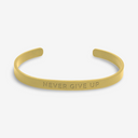 Bracelet for Him - Never Give Up