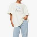Women’s More than Friends Oversize Organic Cotton Graphic T-Shirt