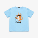 Kids Scootering Fox T-Shirt