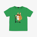 Kids Scootering Fox T-Shirt