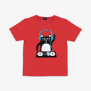 Kids DJ Cat T-Shirt