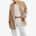 Ari Herringbone Peacoat