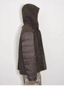 "Winter Institute" Windproof and Warm Drop Shoulder Large Version Long Hooded Detachable Liner Parka