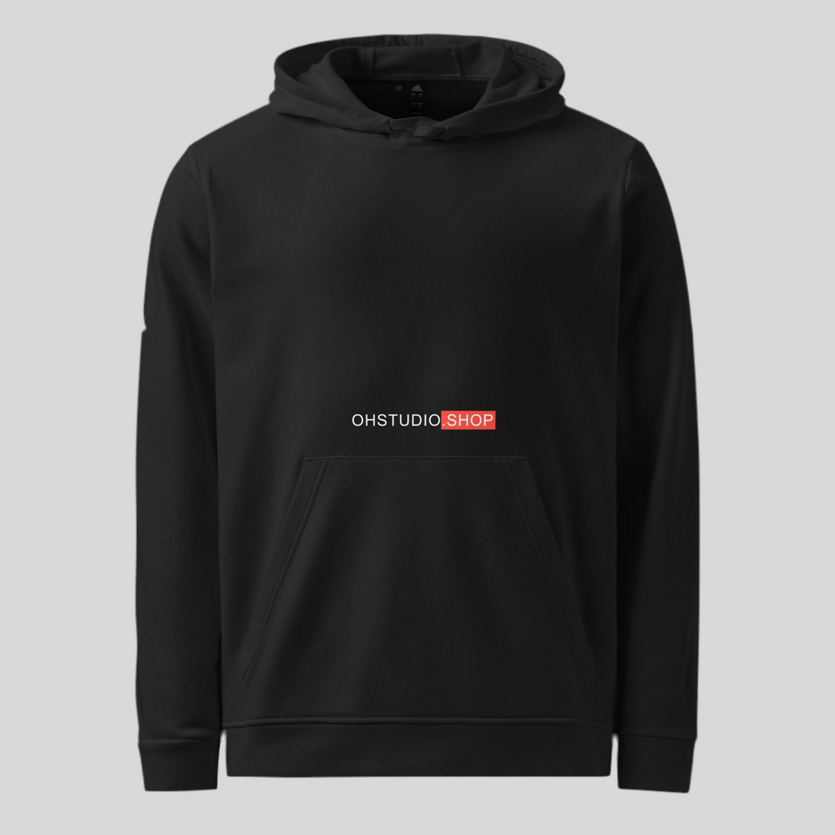 Man's adidas black fleece hoodie