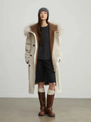 Fireladyfur Women’S Hooded down Parka Cold Weather“Manchester City Old Story”