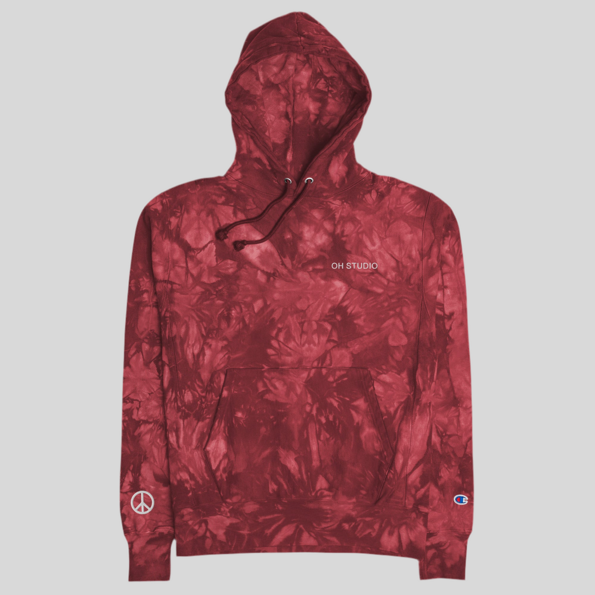 Women's Champion tie-dye hoodie