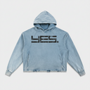 Vintage Washed Frayed-Hem Hoodie