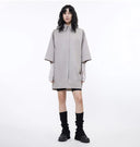 Workplace Siren Style College Style Silhouette Splicing Fashion Design Pullover Shirt