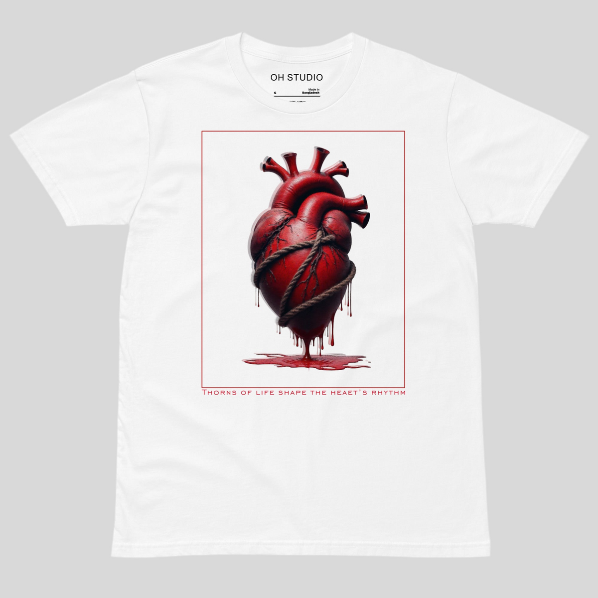 Unisex Heart premium t-shirt