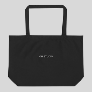 Large organic tote bag