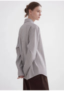 Plaid Shirt Commuting Inner Top High-End Long-Sleeved "Independence Song"
