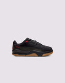 Flight Court Grade School Boys' "Black/Varsity Red/Gum Med Brown" Shoe