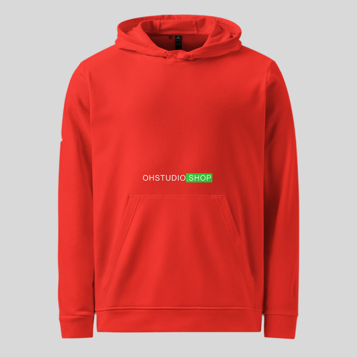 Man's adidas red fleece hoodie