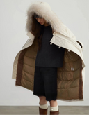 “Manchester City Old Story” Fireladyfur Women’S Hooded down Parka Cold Weather