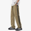 Men's Full Size Side Striped Wide Leg Pants Plus Size