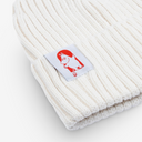 Red Cross Beanie for Adults - White