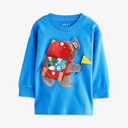 Kids' Koala Long Sleeve Cotton Graphic Pocket T-Shirt
