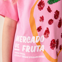 Kids' Strawberry Sequin Embellished Cotton Graphic T-Shirt