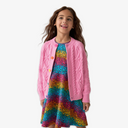 Kids' Cable Cotton Cardigan