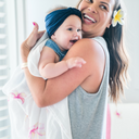 Plumeria Swaddle Blanket