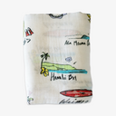Surf Report Swaddle Blanket