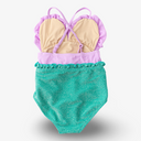 Kids' Metallic One-Piece Swimsuit