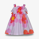 Pop Floral Ruffle Cotton Sundress