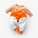 Bambinos Orange Fox Baby Suit Romper