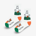 Moomin Jungle Women's Retro Socks - White