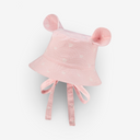 Kids Hat with Ears - Waves on Pink
