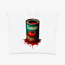 Raw Edge Boxy Non-Shrink T-Shirt
