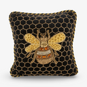 Queen Bee Embellished Accent Pillow