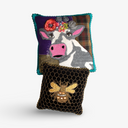 Queen Bee Embellished Accent Pillow