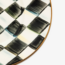 Courtly Check Medium Enameled Steel Oval Platter
