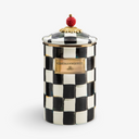 Courtly Check Enamel Canister