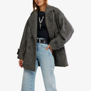 Ari Herringbone Peacoat