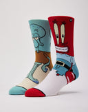 Squidward and Mr. Krabs Crew Socks
