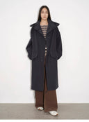 "Winter Institute" Windproof and Warm Drop Shoulder Large Version Long Hooded Detachable Liner Parka