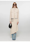 "Style in the City" Original Printed One-Shoulder Bias-Cut Dress Women'S Pleated Waist Slimming Long Dress Spring