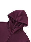 Unisex Essential Heavyweight High Neck  Zip-Up Hoodie