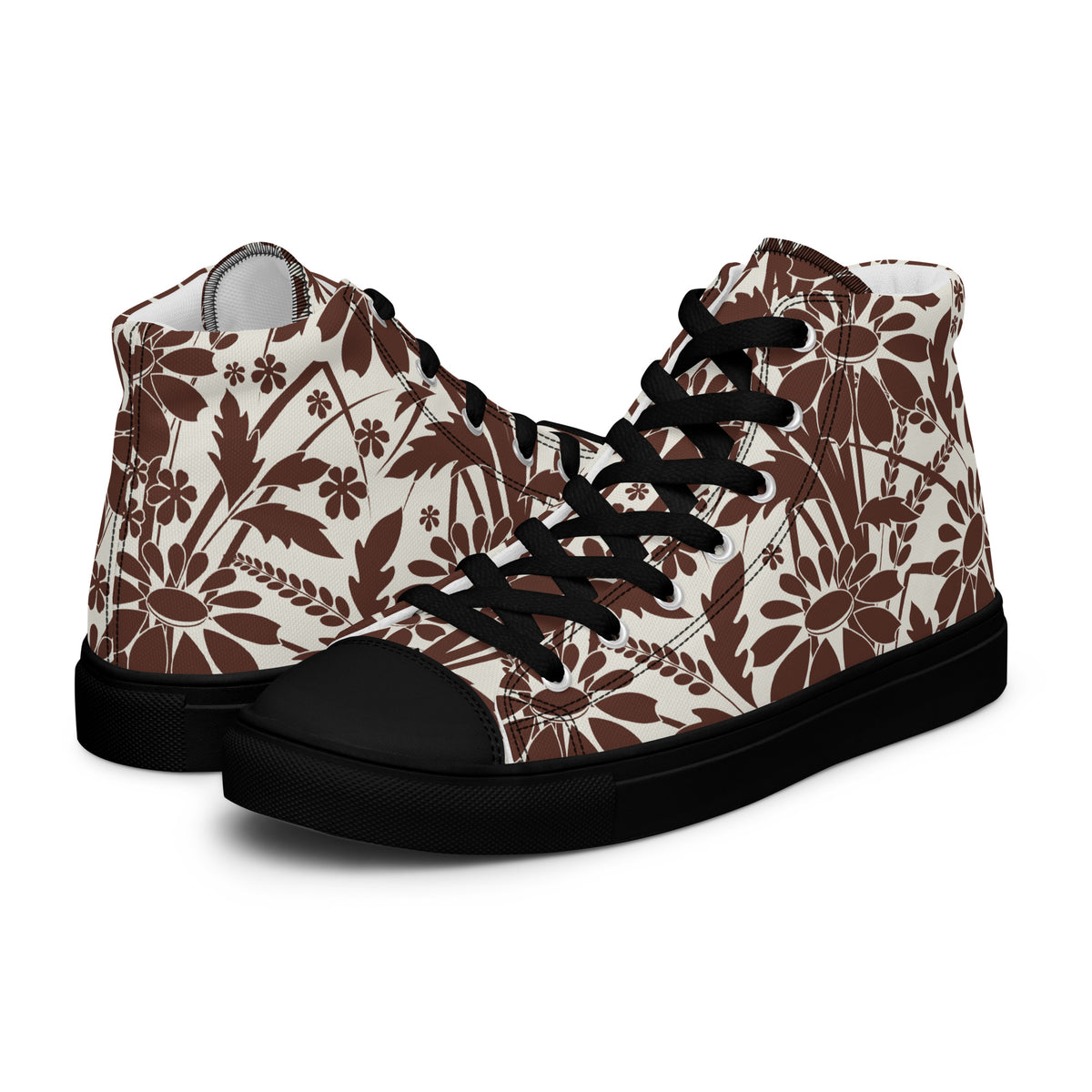 Men’s high top canvas shoes