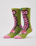 Bubblicious Watermelon Crew Socks